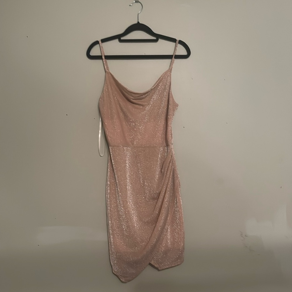 IN San Francisco pink sparkly dress